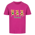 Yuki Stoppball auf Kinder-Shirt, Farbe lila