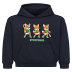 Yuki Stoppball auf Kinder-Hoodie, Farbe marineblau