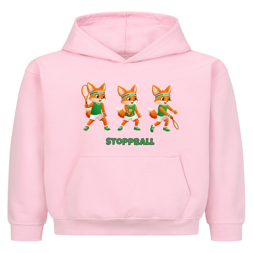 Yuki Stoppball auf Kinder-Hoodie, Farbe rosa