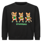 Yuki Stoppball auf Kinder-Sweatshirt, Farbe schwarz