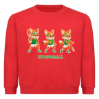Yuki Stoppball auf Kinder-Sweatshirt, Farbe rot