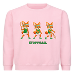 Yuki Stoppball auf Kinder-Sweatshirt, Farbe rosa