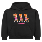 Yuna Stoppball auf Kinder-Hoodie, Farbe schwarz