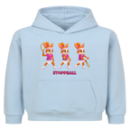 Yuna Stoppball auf Kinder-Hoodie, Farbe babyblau