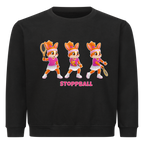 Yuna Stoppball auf Kinder-Sweatshirt, Farbe schwarz