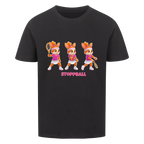 Yuna Stoppball auf Kinder-Shirt, Farbe schwarz