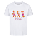 Yuna Stoppball auf Kinder-Shirt, Farbe weiß