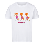 Yuna Stoppball auf Kinder-Shirt, Farbe weiß