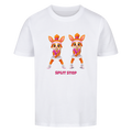 Yuna Split Step auf Kinder-Shirt, Farbe weiß