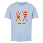Yuna Split Step auf Kinder-Shirt, Farbe himmelblau