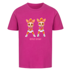 Yuna Split Step auf Kinder-Shirt, Farbe lila