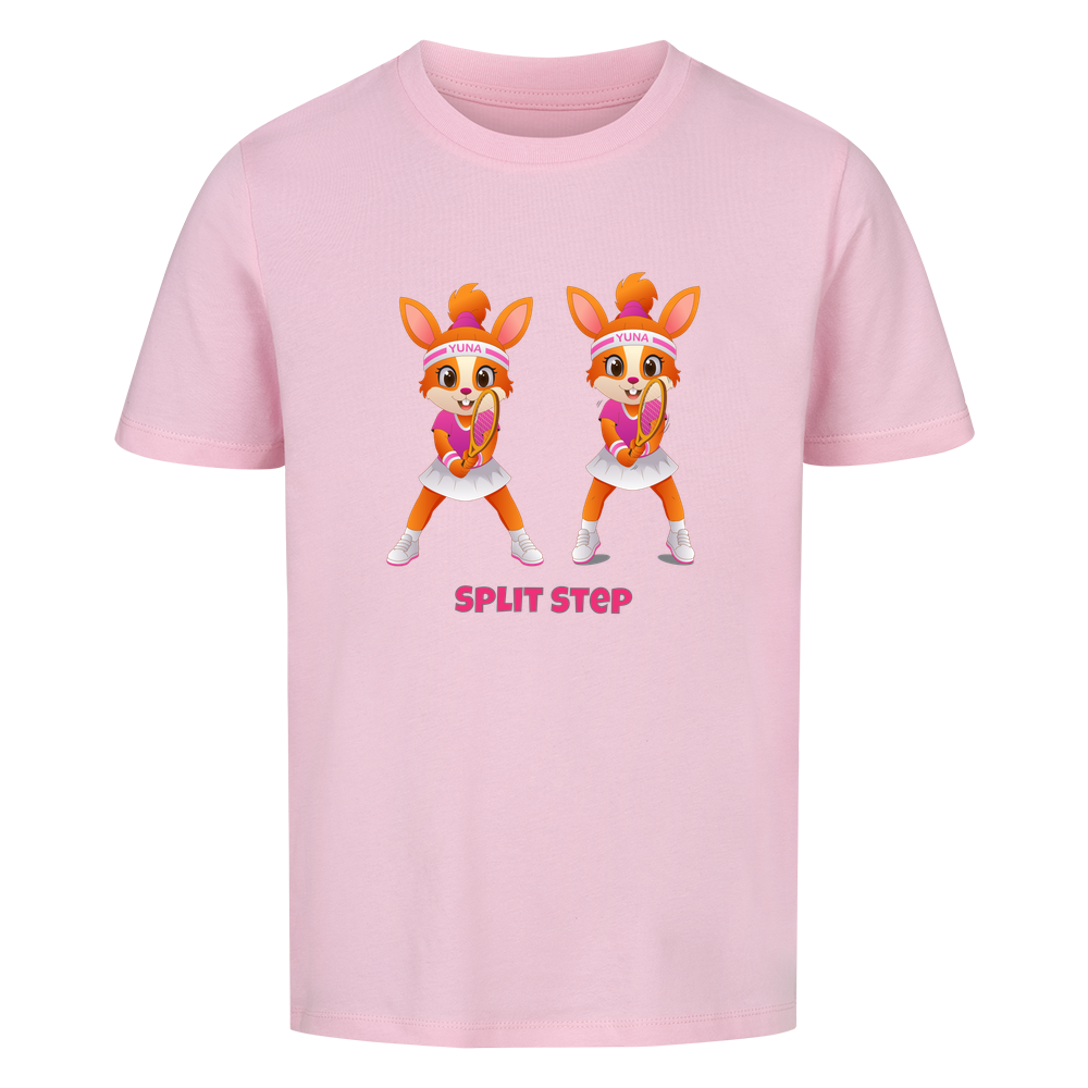 Yuna Split Step auf Kinder-Shirt, Farbe rosa