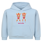 Yuna Split Step auf Kinder-Hoodie, Farbe babyblau