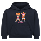 Yuna Split Step auf Kinder-Hoodie, Farbe marineblau