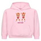 Yuna Split Step auf Kinder-Hoodie, Farbe rosa