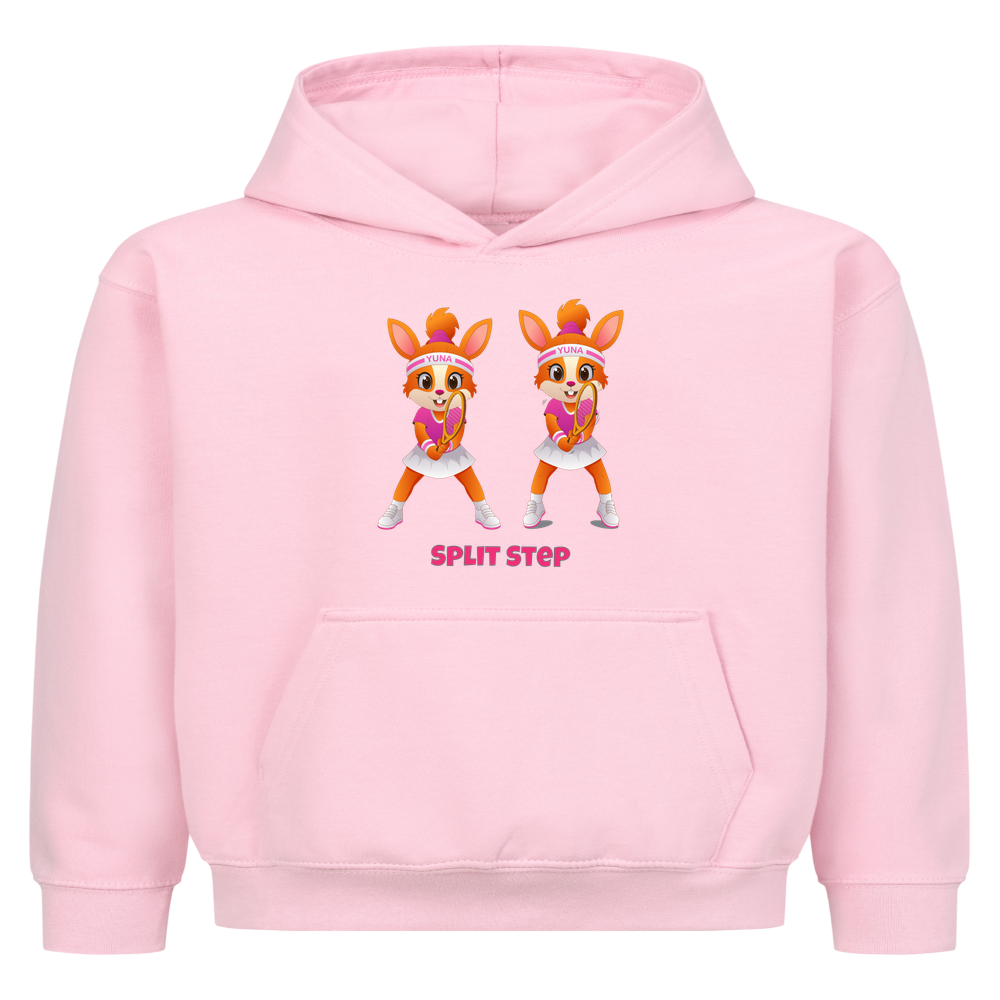 Yuna Split Step auf Kinder-Hoodie, Farbe rosa