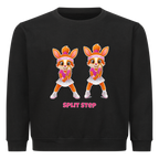Yuna Split Step auf Kinder-Sweatshirt, Farbe schwarz