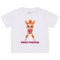 Yuna Ready Position auf Baby-Shirt, Farbe weiß
