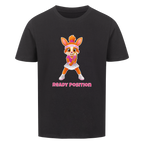 Yuna Ready Position auf Kinder-Shirt, Farbe schwarz