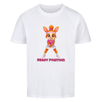 Yuna Ready Position auf Kinder-Shirt, Farbe weiß