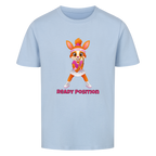 Yuna Ready Position auf Kinder-Shirt, Farbe himmelblau
