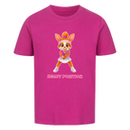 Yuna Ready Position auf Kinder-Shirt, Farbe lila
