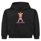 Yuna Ready Position auf Kinder-Hoodie, Farbe schwarz