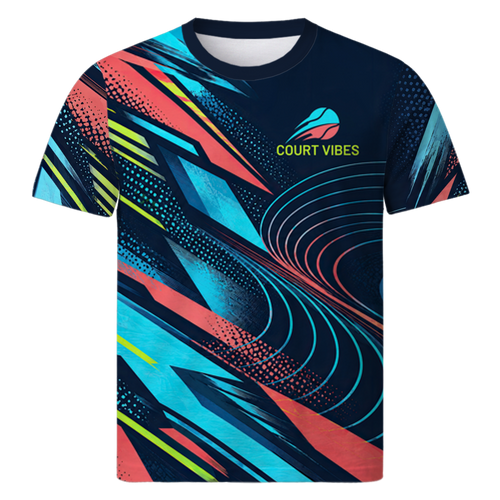 Court Rush auf Tennisshirt, Vorderansicht