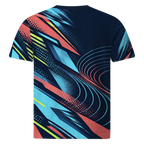 Court Rush auf Tennisshirt, Rückansicht