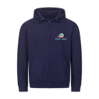 Aufgeben ist keine Option auf Zip-Hoodie, Farbe marineblau