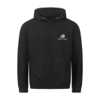 Aufgeben ist keine Option auf Zip-Hoodie, Farbe schwarz