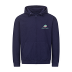 Aufgeben ist keine Option auf Zip-Hoodie, Farbe marineblau