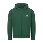 Aufgeben ist keine Option auf Zip-Hoodie, Farbe flaschengrün