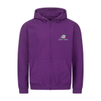 Aufgeben ist keine Option auf Zip-Hoodie, Farbe lila
