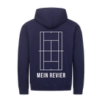 Mein Revier auf Zip-Hoodie, Farbe marineblau