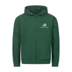 Mein Revier auf Zip-Hoodie, Farbe flaschengrün