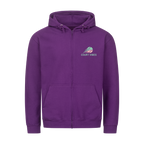Mein Revier auf Zip-Hoodie, Farbe lila