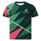 Court Slice auf Tennisshirt, Vorderansicht