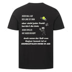 Immer im Aus auf T-Shirt, Farbe schwarz