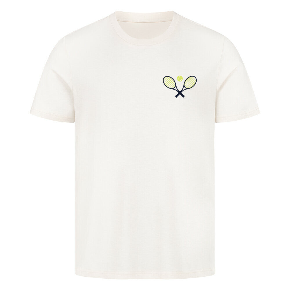 Immer im Aus auf T-Shirt, Farbe naturweiß