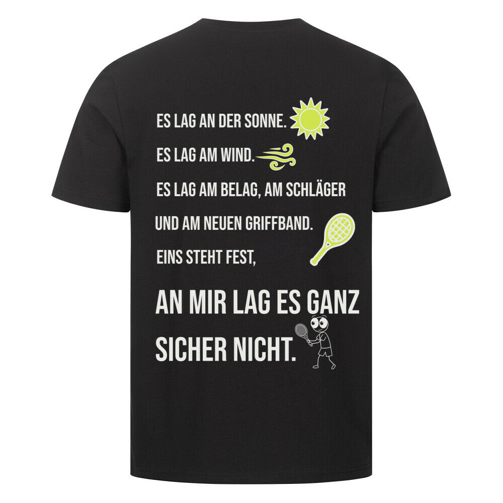 An mir lag es nicht auf T-Shirt, Farbe schwarz