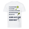 An mir lag es nicht auf T-Shirt, Farbe weiß
