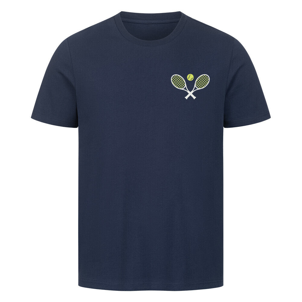 Einfache Regel auf T-Shirt, Farbe marineblau