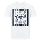 Play Teach Cheer auf T-Shirt, Farbe weiß