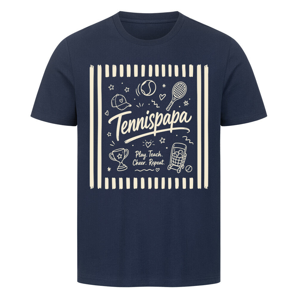 Play Teach Cheer auf T-Shirt, Farbe marineblau