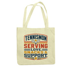 Tennismama Snacks & Support Retro auf Jutebeutel, Farbe natur