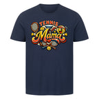 Tennismama Kult auf T-Shirt, Farbe marineblau