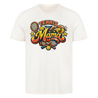 Tennismama Kult auf T-Shirt, Farbe naturweiß