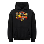 Tennismama Kult auf Oversized Hoodie, Farbe schwarz