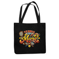 Tennismama Kult auf Jutebeutel, Farbe schwarz